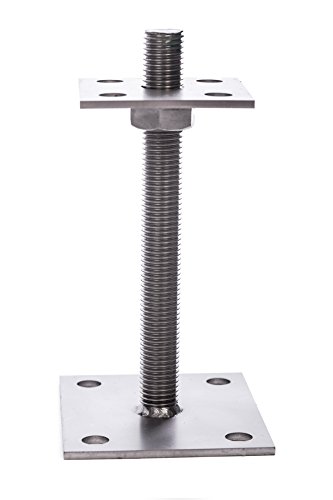 Pfostenträger Edelstahl 25-250mm höhenverstellbar PT250 von KTC Tec