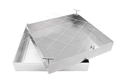 Schachtabdeckung Aluminium SAP-70/5A Schachtdeckel auspflasterbar 700x700 befliesbar bepflanzbar befüllbar wasserdicht Höhe 50mm Schachtabdeckung Aluminium SAP-70/5A Schachtdeckel auspflasterbar 700x700 befliesbar bepflanzbar befüllbar wasserdicht Höhe 50mm von KTC Tec