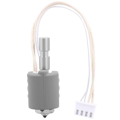 0,4mm Hotend für Kobra 3 Max 25 x 45 x 5 mm fur 1.75mm Kobra 3 Hotend Kit Heizblock Thermistor Gehärtetem Stahl Düse Extruder Hotend-Kit für Anycubic Druckkopf mit Heizblock für Anycubic Kobra 3 von KTCINA