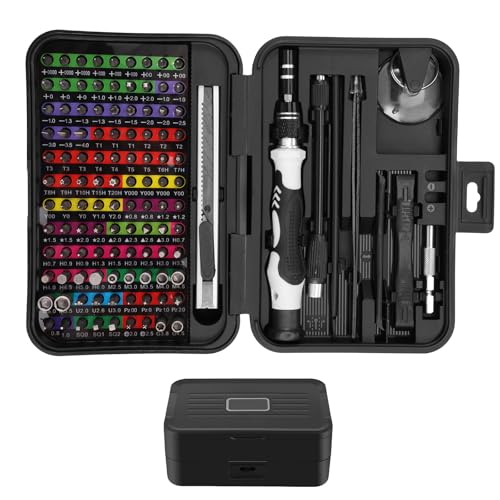 132-in-1 Präzisions-Schraubendreher Set mit Magnetischerbox 15,8 x 10,2 x 6,5 cm Feinmechaniker Werkzeug Set Feinmechaniker Schraubendreher Set Mini Werkzeug Reparaturset für Elektronik Smartphone 132-in-1 Präzisions-Schraubendreher Set mit Magnetischerbox 15,8 x 10,2 x 6,5 cm Feinmechaniker Werkzeug Set Feinmechaniker Schraubendreher Set Mini Werkzeug Reparaturset für Elektronik Smartphone von KTCINA