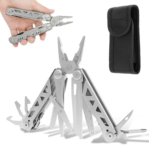 17 in 1 Premium Multitool Werkzeug Klappt10*4 * 2cm Multper Multi Tool Ultra Hohe Härte Verschleißfest Multitool Zange Survival Multifunktionsmesser Outdoor Multi Tool Geschenke für Männer 17 in 1 Premium Multitool Werkzeug Klappt10*4 * 2cm Multper Multi Tool Ultra Hohe Härte Verschleißfest Multitool Zange Survival Multifunktionsmesser Outdoor Multi Tool Geschenke für Männer von KTCINA