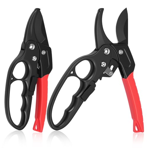 2 PCs Professionelle Ratschen -Ambemittel -Schnittschere mit Sicherheitsschloss -Ratschen -Ambossen Garten Sekateur mit SK5 -Stahlklinge für Pflanzen Hecken und Blumen 2 PCs Professionelle Ratschen -Ambemittel -Schnittschere mit Sicherheitsschloss -Ratschen -Ambossen Garten Sekateur mit SK5 -Stahlklinge für Pflanzen Hecken und Blumen von KTCINA