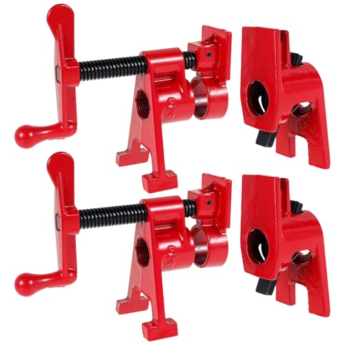 2 Stück Rohrschraubzwinge 3/4 zoll Rohr-Schraubzwinge Spannweite Frei Wählbar Rohrzwingen Schraubzwingen Rohr Schnellspanner Metallklammer Set Klemme Holzbearbeitun Holzbearbeitungsklemme (Vertikal) 2 Stück Rohrschraubzwinge 3/4 zoll Rohr-Schraubzwinge Spannweite Frei Wählbar Rohrzwingen Schraubzwingen Rohr Schnellspanner Metallklammer Set Klemme Holzbearbeitun Holzbearbeitungsklemme (Vertikal) von KTCINA
