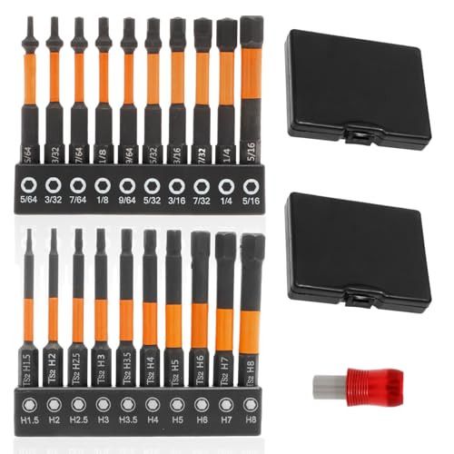 21 Pcs Hex Sechskant Schraubendreher Bits Set Ultra Stärk Verlängert 1.5-8mm 60x15mm Magnetische Hexagon Innensechskant Lang Innen Sechskantkopf Bohrer Sechskant-Bit-Set magnetische Sechskant-Bits 21 Pcs Hex Sechskant Schraubendreher Bits Set Ultra Stärk Verlängert 1.5-8mm 60x15mm Magnetische Hexagon Innensechskant Lang Innen Sechskantkopf Bohrer Sechskant-Bit-Set magnetische Sechskant-Bits von KTCINA