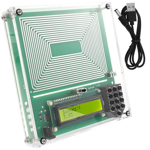 7,83 Hz Schumann-Resonanzgenerator mit Schutzhülle 0.1~30000 Hz Ultra Heilung USB Schumann-Resonanz-Sinuswellengenerator 15x15cm Impulsgenerator Frequenzgenerator Schumann Frequenz Generator (Grün) von KTCINA