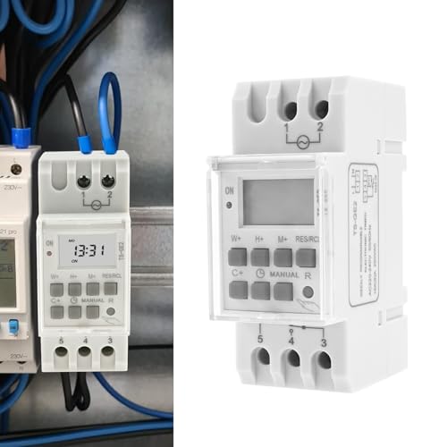 Digitale Zeitschaltuhr zum Einbau Wochenzeitschaltuhr Zeitschalter Schaltuhr Timer Sommer Zeitschaltuhr Hutschiene für DIN-Schiene Wochenzeitschaltuhr Programmierbares Elektronisches Timer Zeitrelais Digitale Zeitschaltuhr zum Einbau Wochenzeitschaltuhr Zeitschalter Schaltuhr Timer Sommer Zeitschaltuhr Hutschiene für DIN-Schiene Wochenzeitschaltuhr Programmierbares Elektronisches Timer Zeitrelais von KTCINA
