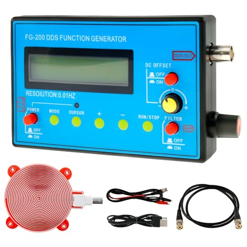 FG-200 DDS Function Generator 1-500kHz USB Ultra Genauigkeit Stabilität 140 x 80 x 26 mm Frequenzgenerator mit Schumann Wellengenerator Funktionssignalgenerator Signalgenerator Funktionsgenerator FG-200 DDS Function Generator 1-500kHz USB Ultra Genauigkeit Stabilität 140 x 80 x 26 mm Frequenzgenerator mit Schumann Wellengenerator Funktionssignalgenerator Signalgenerator Funktionsgenerator von KTCINA