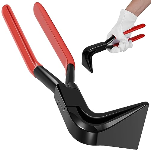Falzzange 45°Abkantzange Blechzange Breit 60 mm 45°/90°/Gerade Falzzange Blech Falzzangen Set mit Rutschfestem Griff Dauerhaft Abkantzange Trapezblech zum Biegen und Glätten von Blechen (TD112) von KTCINA