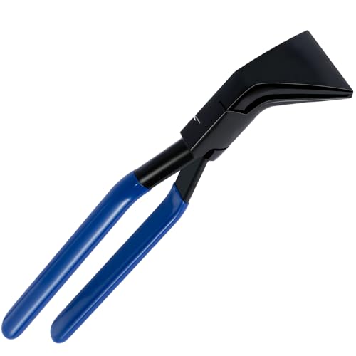 Falzzange 45°Abkantzange Blechzange Breit 60 mm Falzzange Blech Falzzangen Set mit Rutschfestem Griff Dauerhaft Abkantzange Trapezblech zum Biegen und Glätten von Blechen (TD111) von KTCINA