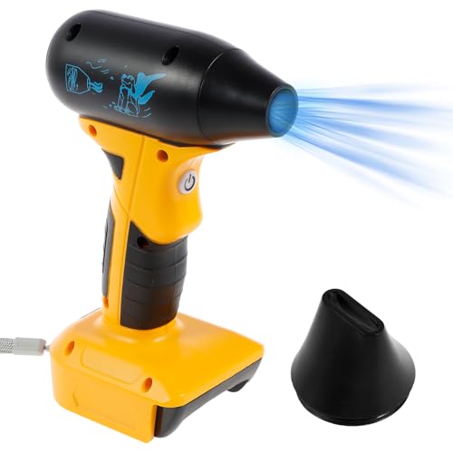 Jet Dry Mini Gebläse 130000RPM 4 Gäng 18–21 V Gebläse Laubbläser Ultra Kraftvolle Hohe Härte Druckluft Duster Elektrische Staubgebläse Luftgebläse Bürstenloser Dryer Auto (De.w.lt) von KTCINA