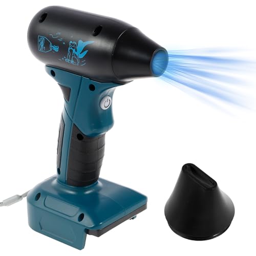 Jet Dry Mini Gebläse 130000RPM 4 Gäng 18–21 V Gebläse Laubbläser Ultra Kraftvolle Hohe Härte Druckluft Duster Elektrische Staubgebläse Luftgebläse Bürstenloser Dryer Auto (Ma.Kita) von KTCINA