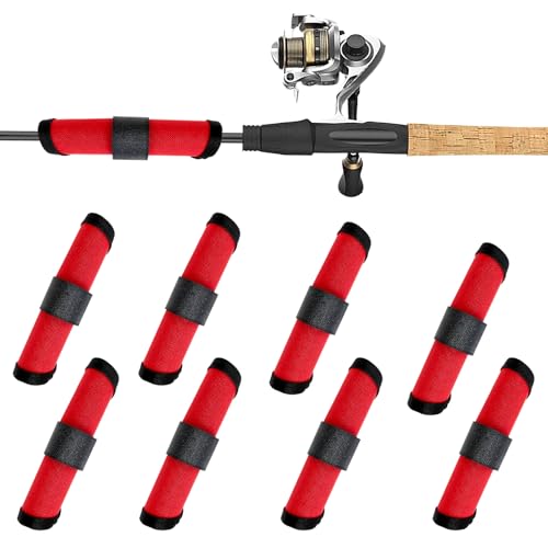 KTCINA 8pcs Fischereiköderabdeckung wasserdichte Oxford -Stofffischerei Köder -Wrap Tragbarer Fischereiköder Köderschutzschütze Fischerköder Handschuhe Köder Vorstellungsbehörde für die meisten Fische von KTCINA