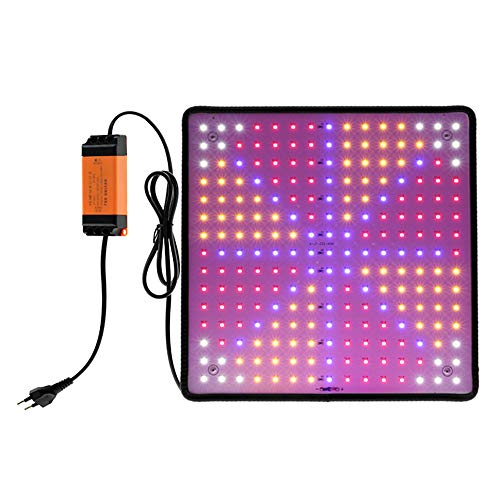 KTCINA Pflanzenlampe Led Vollspektrum 225 Leds 45w Pflanzenlampe Led Hängend Mit 4 Haken Pflanzenlampe Anzucht Pflanzenleuchte Led Für Zimmerpflanzen Gemüse Blumen (rot+blau+weiß+orange) von KTCINA