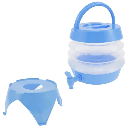 Kunststoff-Wasserspender mit Zapfhahn 9.5L Absolut auslaufsicher Kunststoff-Getränkespender Faltbar Sommer-Getränkespender Tragbarer Saftspender Limonadenspender für Limonade Saft Wasser Tee Bier Kunststoff-Wasserspender mit Zapfhahn 9.5L Absolut auslaufsicher Kunststoff-Getränkespender Faltbar Sommer-Getränkespender Tragbarer Saftspender Limonadenspender für Limonade Saft Wasser Tee Bier von KTCINA