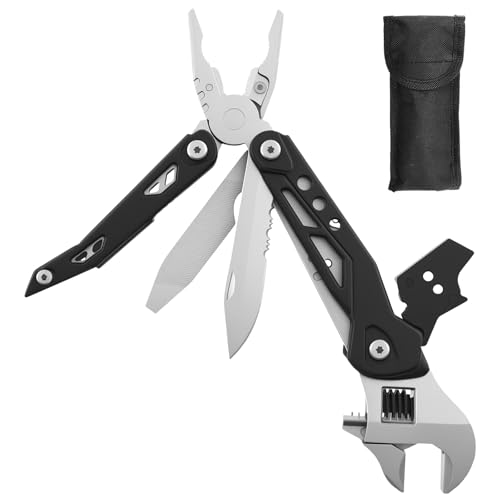Multper Multitool Werkzeug 16x3,8x2 cm mit Rutschfest Griff Multifunktionswerkzeug mit Feststellklinge Geschenk für Männe Outdoor Multi Tool Faltbare Zange mit Verbesserter für Outdoor Camping Multper Multitool Werkzeug 16x3,8x2 cm mit Rutschfest Griff Multifunktionswerkzeug mit Feststellklinge Geschenk für Männe Outdoor Multi Tool Faltbare Zange mit Verbesserter für Outdoor Camping von KTCINA