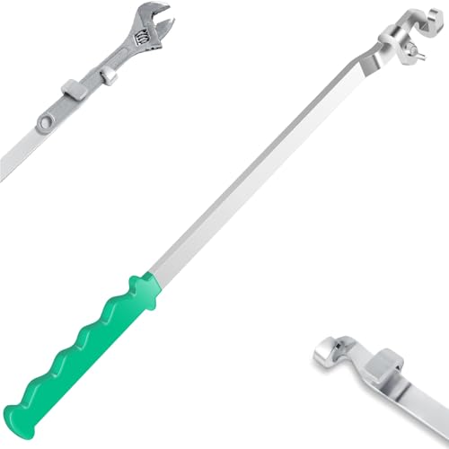 Schraubenschlüssel-Verlängerungswerkzeug 385 mm Zusätzlicher Hebel Verlängerungsschlüssel für Schraubenschlüssel Schraubenschlüssel Verlängerung Schlüsselverlängerung Offset Extension Wrench (Grün) von KTCINA