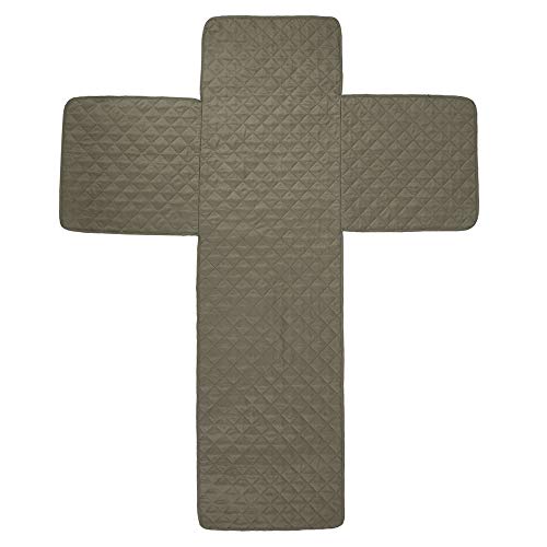 Sesselschoner für Fernsehsessel Kratzfest Sessel Überzug Wasserdicht Sofabezug Fleckenresistent Sesselschoner für Relaxsessel Sesselbezug mit Armlehne Sesselauflage für Möbelschutz (Khaki) von KTCINA