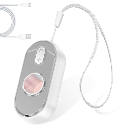 Versteckte Kamera Detektor 5,2 x 2,5 cm USB-C 3 Modi 3 in 1 Wanzen Detektor mit Vibrationsalarm&LED Taschenlampe Versteckte Kameras Aufspüren Hidden Camera Detector Anti-Spionage (White) von KTCINA
