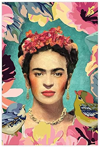 Frida Kahlo Poster Art Wall Art Decor Canvas Poster And Prints No Frames Frida Kahlo Self Portrait Wall Picture Painting For Living Room Bedroom Decoration,80x120cm von KTGEDH