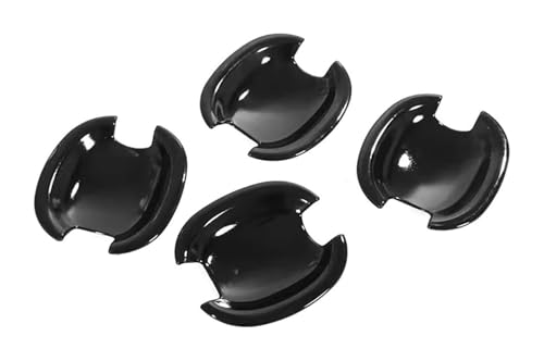 KTGVTPBHBW Auto Türgriff außen Für A6 2012-2017 Einloch-Türgriffabdeckung Anti-Kratz-Schutz Limousinenzubehör(Small Door Bowl Bright Black) von KTGVTPBHBW
