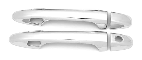 KTGVTPBHBW Auto Türgriff außen Für Harrier Für XU60 Einloch-Doppel-Smart-Türgriff Anti-Scratch-Armlehnenschutz-Kit 2014-2020(2 Doors Electroplated) von KTGVTPBHBW