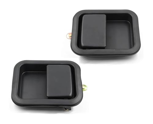 KTGVTPBHBW Auto Türgriff außen Für J&eep Für Wrangler TJ L YJ 1987-2006 55176382AE 55176383AE Auto Außentürgriffe Metall Frontgriff Set Volltyp(1 Pair) von KTGVTPBHBW