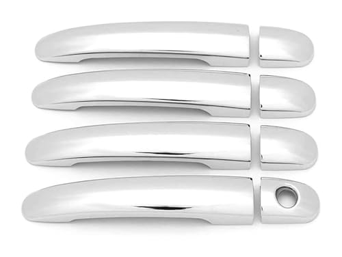 KTGVTPBHBW Auto Türgriff außen Für Optra J200 2002-2013 Anti-Scratch-Chrom Überzogene Tür Griff Tasse Abdeckung Upgrade Zubehör(Single Hole) von KTGVTPBHBW