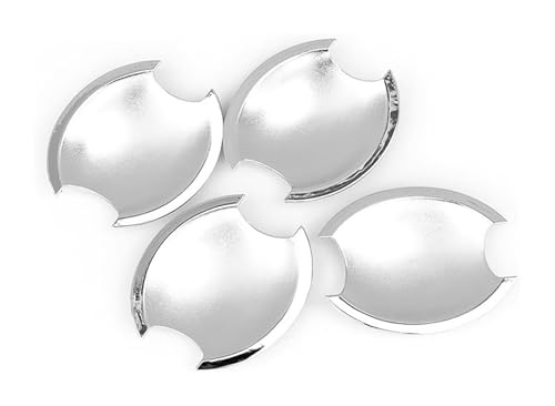 KTGVTPBHBW Auto Türgriff außen Für Pathfinder Für R51 Dual Smart Türgriffabdeckung - Einloch-Kratzschutz-Schutzzubehör Schüsselschutz 2005-2012(Door Bowl Plating) von KTGVTPBHBW