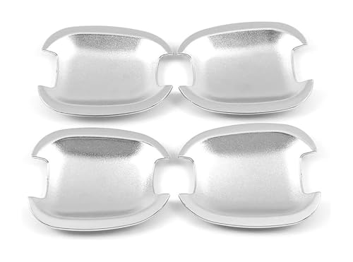 KTGVTPBHBW Auto Türgriff außen Für Zafira B Dual Hole Türgriff Zierrahmen Außenmodifikation Zubehör Schutzabdeckung Schutz(Small Door Bowl Plating) von KTGVTPBHBW