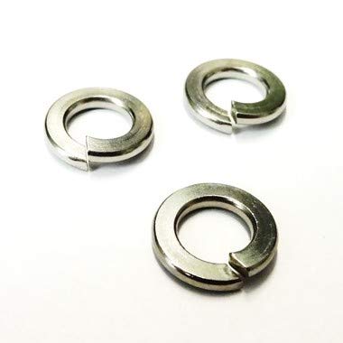 100 Stück Federringe DIN 127-3,1mm für M3 - Form B - A2 Edelstahl - Werkstoff 1.4310 - Unterlegscheiben - V2A - Federscheiben (100, M3) von KTH