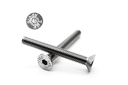 25 Stück Senkkopf Schrauben M 4x40 mm - DIN 7991 - A2 Edelstahl - Innensechskant - V2A - Senk - Senkkopfschrauben (25, M4x40 mm) von KTH