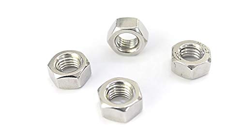 50 Stück M4 Sechskantmuttern DIN 934 - A2 Edelstahl - M 4 - V2A - Muttern (50) von KTH