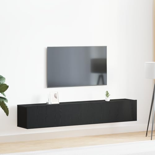 KTHLBRH 2-teiliges TV-Schranksystem in Schwarz aus Holzwerkstoff kommode tv Regal tv Board Fernseher kommode KTHLBRH 2-teiliges TV-Schranksystem in Schwarz aus Holzwerkstoff kommode tv Regal tv Board Fernseher kommode von KTHLBRH