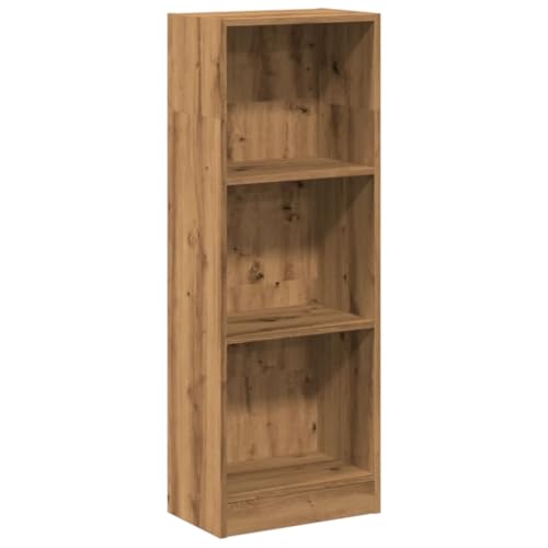 KTHLBRH Aufbewahrungsregal Vitrinenschrank Wohnzimmer Schrank Bookcase - Bücherregal Artisan-Eiche 40x24x109 cm Holzwerkstoff für Küche Outdoor Zimmer Büro von KTHLBRH