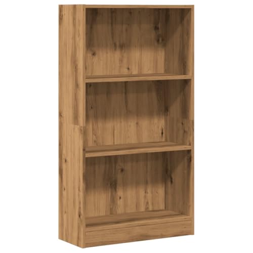 KTHLBRH Aufbewahrungsregal Vitrinenschrank Wohnzimmer Schrank Bookcase - Bücherregal Artisan-Eiche 60x24x109 cm Holzwerkstoff für Küche Outdoor Zimmer Büro von KTHLBRH