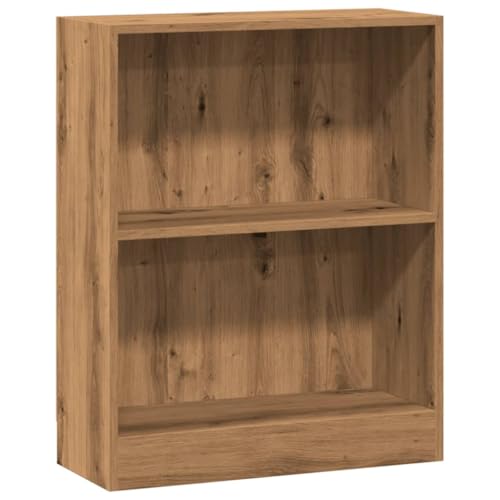 KTHLBRH Aufbewahrungsregal Vitrinenschrank Wohnzimmer Schrank Bookcase - Bücherregal Artisan-Eiche 60x24x76 cm Holzwerkstoff für Küche Outdoor Zimmer Büro von KTHLBRH