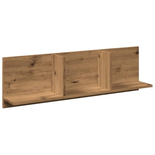 KTHLBRH Badablage Wandregal Klein Pflanzenregal Schwebendes Regal - Wandschrank 100x16,5x30 cm Artisan-Eiche Holzwerkstoff für Büro Wohnzimmer Küchen Balkon von KTHLBRH