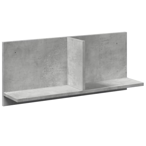 KTHLBRH Badablage Wandregal Klein Pflanzenregal Schwebendes Regal - Wandschrank 70x16,5x30 cm Betongrau Holzwerkstoff für Büro Wohnzimmer Küchen Balkon KTHLBRH Badablage Wandregal Klein Pflanzenregal Schwebendes Regal - Wandschrank 70x16,5x30 cm Betongrau Holzwerkstoff für Büro Wohnzimmer Küchen Balkon von KTHLBRH