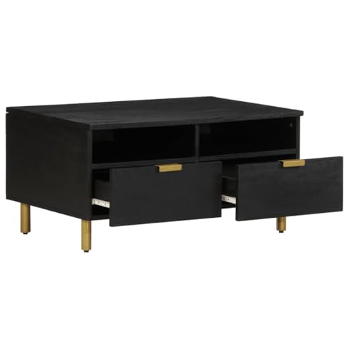 KTHLBRH Beistelltisch Schmal Kleiner Beistelltisch Outdoor Couchtisch Klein Telefontisch - Couchtisch Schwarz 80x54x40 cm Holzwerkstoff für Küche Garten Balkon Wohnzimmer KTHLBRH Beistelltisch Schmal Kleiner Beistelltisch Outdoor Couchtisch Klein Telefontisch - Couchtisch Schwarz 80x54x40 cm Holzwerkstoff für Küche Garten Balkon Wohnzimmer von KTHLBRH