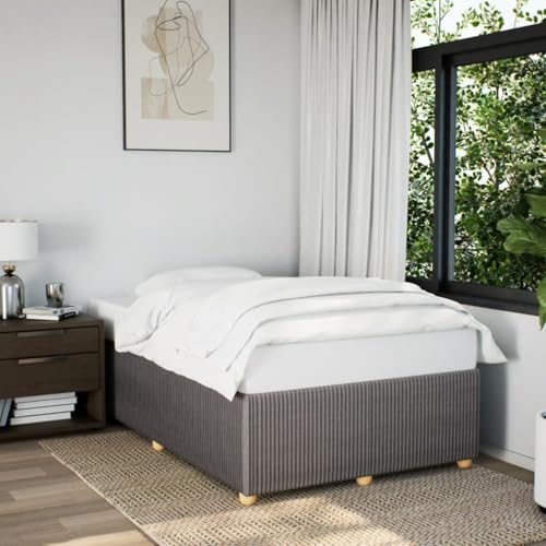 KTHLBRH Bettgestell Familienbett Doppelbett Schlafzimmer möbel Bettgestell ohne Matratze Taupe 120x200 cm Stoff KTHLBRH Bettgestell Familienbett Doppelbett Schlafzimmer möbel Bettgestell ohne Matratze Taupe 120x200 cm Stoff von KTHLBRH