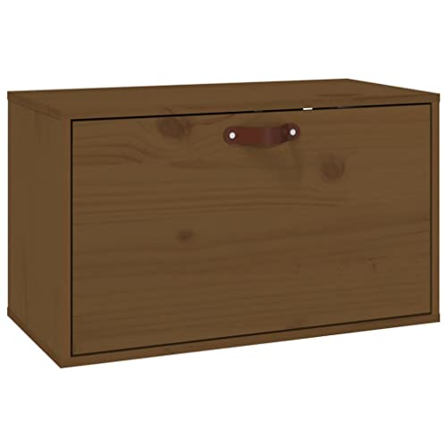 KTHLBRH Bücher Wandregal Bücherregal Wand Badregal Badezimmer Regal - Wandschrank Honigbraun 60x30x35 cm Massivholz Kiefer für Büro Küchen Wohnzimmer Schlafzimmer KTHLBRH Bücher Wandregal Bücherregal Wand Badregal Badezimmer Regal - Wandschrank Honigbraun 60x30x35 cm Massivholz Kiefer für Büro Küchen Wohnzimmer Schlafzimmer von KTHLBRH