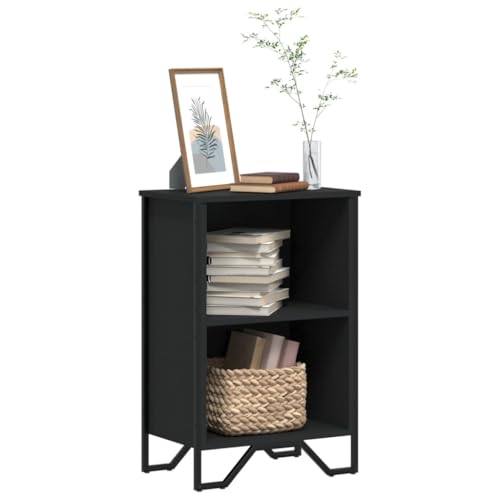 KTHLBRH Bücherregal Schwarz Multifunktionales Bücherregal für Büro 50x31x74,5 cm Holzwerkstoff KTHLBRH Bücherregal Schwarz Multifunktionales Bücherregal für Büro 50x31x74,5 cm Holzwerkstoff von KTHLBRH