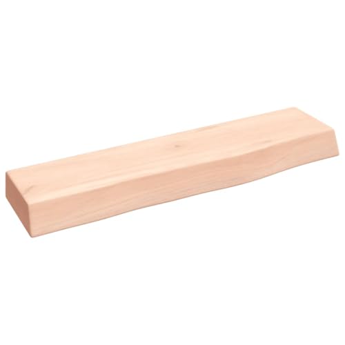 KTHLBRH Bücherregal Schwebend Wandregal Klein Regale Wand Floating Shelves - Wandregal 40x10x4 cm Massivholz Eiche Unbehandelt für Wohnzimmer Badezimmer Küchen Büro KTHLBRH Bücherregal Schwebend Wandregal Klein Regale Wand Floating Shelves - Wandregal 40x10x4 cm Massivholz Eiche Unbehandelt für Wohnzimmer Badezimmer Küchen Büro von KTHLBRH