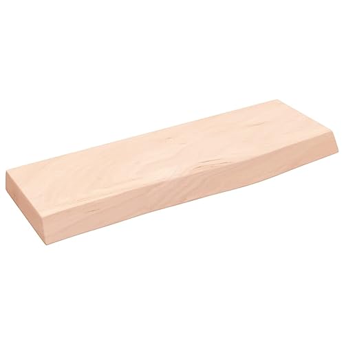 KTHLBRH Bücherregal Schwebend Wandregal Klein Regale Wand Floating Shelves - Wandregal 60x20x4 cm Massivholz Eiche Unbehandelt für Wohnzimmer Badezimmer Küchen Büro KTHLBRH Bücherregal Schwebend Wandregal Klein Regale Wand Floating Shelves - Wandregal 60x20x4 cm Massivholz Eiche Unbehandelt für Wohnzimmer Badezimmer Küchen Büro von KTHLBRH