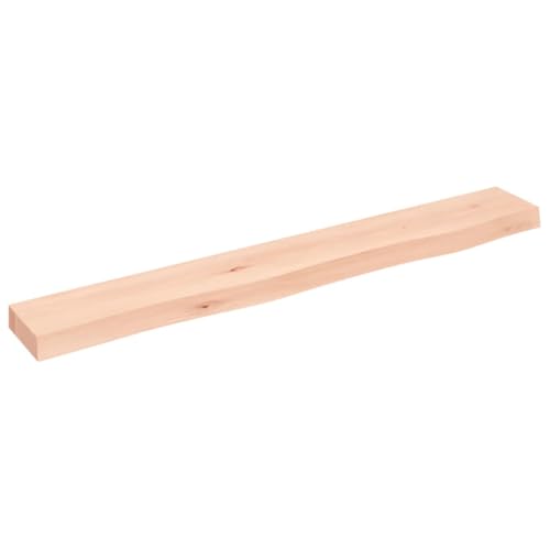 KTHLBRH Bücherregal Schwebend Wandregal Klein Regale Wand Floating Shelves - Wandregal 80x10x4 cm Massivholz Eiche Unbehandelt für Wohnzimmer Badezimmer Küchen Büro KTHLBRH Bücherregal Schwebend Wandregal Klein Regale Wand Floating Shelves - Wandregal 80x10x4 cm Massivholz Eiche Unbehandelt für Wohnzimmer Badezimmer Küchen Büro von KTHLBRH