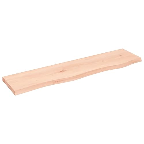 KTHLBRH Bücherregal Schwebend Wandregal Klein Regale Wand Floating Shelves - Wandregal 80x20x2 cm Massivholz Eiche Unbehandelt für Wohnzimmer Badezimmer Küchen Büro KTHLBRH Bücherregal Schwebend Wandregal Klein Regale Wand Floating Shelves - Wandregal 80x20x2 cm Massivholz Eiche Unbehandelt für Wohnzimmer Badezimmer Küchen Büro von KTHLBRH