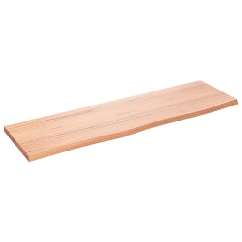 KTHLBRH Bücherregal Schwebend Wandregal Klein Regale Wand Floating Shelves - Wandregal Hellbraun 100x30x2 cm Massivholz Eiche Behandelt für Wohnzimmer Badezimmer Küchen Büro KTHLBRH Bücherregal Schwebend Wandregal Klein Regale Wand Floating Shelves - Wandregal Hellbraun 100x30x2 cm Massivholz Eiche Behandelt für Wohnzimmer Badezimmer Küchen Büro von KTHLBRH