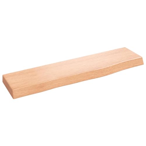 KTHLBRH Bücherregal Schwebend Wandregal Klein Regale Wand Floating Shelves - Wandregal Hellbraun 40x10x2 cm Massivholz Eiche Behandelt für Wohnzimmer Badezimmer Küchen Büro KTHLBRH Bücherregal Schwebend Wandregal Klein Regale Wand Floating Shelves - Wandregal Hellbraun 40x10x2 cm Massivholz Eiche Behandelt für Wohnzimmer Badezimmer Küchen Büro von KTHLBRH