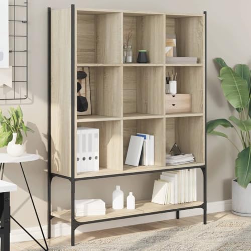 KTHLBRH Bücherregal Sonoma-Eiche Multifunktionales Bücherregal für Schlafzimmer 102x30x141,5 cm Holzwerkstoff KTHLBRH Bücherregal Sonoma-Eiche Multifunktionales Bücherregal für Schlafzimmer 102x30x141,5 cm Holzwerkstoff von KTHLBRH