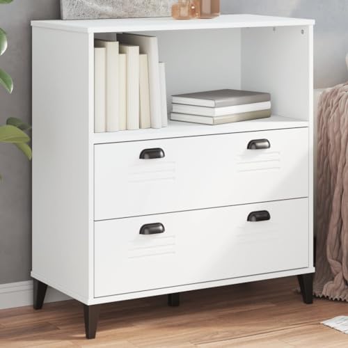 KTHLBRH Bücherschrank Weiß Multifunktionales Bücherregal für Aufbewahrung 80x40x90 cm Holzwerkstoff KTHLBRH Bücherschrank Weiß Multifunktionales Bücherregal für Aufbewahrung 80x40x90 cm Holzwerkstoff von KTHLBRH